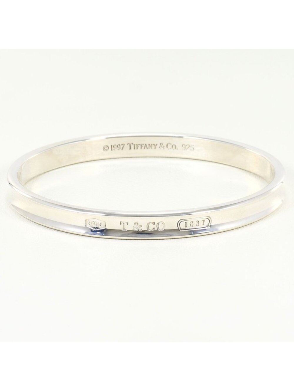Tiffany & Co 1837 925 Sterling Silver Bangle Bracelet